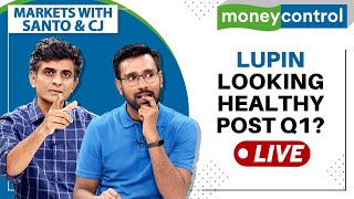 Stock Market Live Will Lupin Q1 Results Be A Turning Point For Stock  Markets with Santo amp CJ [upl. by Haimarej954]