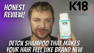 K18 DETOX SHAMPOO  Review  Best Clarifying Shampoo Worth Buying  How To Use Detox Shampoo [upl. by Eanom]