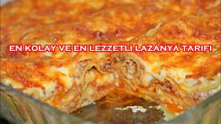 En kolay ve en lezzetli lazanya tarifi [upl. by Lesig]