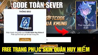 Liên Quân  Nhập Mã Code Liên Quân Mới Nhất Tháng 512 Nhận Skin Chọn 1 Trang Phục FREE [upl. by Crockett440]