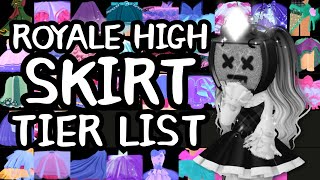 Rating Royale High SKIRTS  RH Tier List [upl. by Otrebla776]