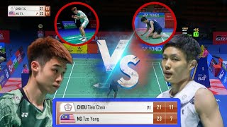 Ng tze yong MAS MENGALAHKAN Chou Tien Chen TPE Throwback ‼️ [upl. by Ifen]