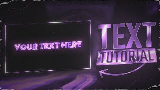 AE LIKE TEXT ON ALIGHT MOTION \  Glow Text Tutorial  free xml preset [upl. by Leonore147]