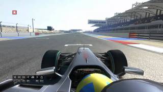 Codemasters F1 2010 Bahrain Sakhir dry TimeTrial 146447 world record [upl. by Eidarb]