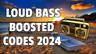 LOUD BASS BOOSTED Roblox Ids WORKING 2024 TESTED [upl. by Etnuahc]