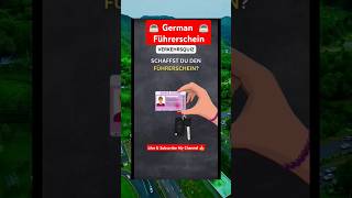 Learn German Führerschein Theorie deutsch quiz führerschein [upl. by Aira]