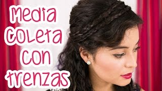 PEINADO CON TRENZAS PARA CABELLO CHINO [upl. by Amann46]