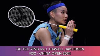 Tai Tzu Ying 戴資穎 vs Julie Dawall Jakobsen  Badminton China Open 2024 [upl. by Sansbury]