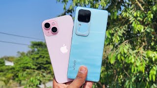 Vivo V30 Vs iPhone 15 Camera Test  iPhone 15 Vs Vivo V30 Camera Comparison 🔥🔥🔥 [upl. by Marthena]