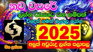 Meena Lagnaya  2025 Horoscope  2025 Pachanga Litha  2025 calendar  Lagna Palapala 2025 [upl. by Aelak269]