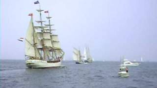 Tall Ships 2009 Charleston EUROPA TECIA and CAPTAIN MIRANDA 2009jun29 [upl. by Meda]