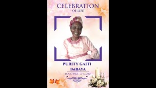 Sister Purity Imbaya farewell service [upl. by Ahsieyt]