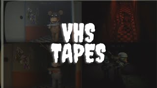 FNAF JRs  All VHS tapes  Mangle Jumpscare [upl. by Htiaf361]