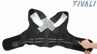 Fivali Full Back Brace for Back Straighten and Posture Correction [upl. by Bonacci]