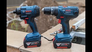 HANDS ON TEST Bosch GSB 18V21 Hammer Drill amp GDR 18V160 Impact Driver [upl. by Attevad54]