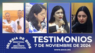 Testimonios 7 de noviembre de 2024 IDMJI [upl. by Adey]