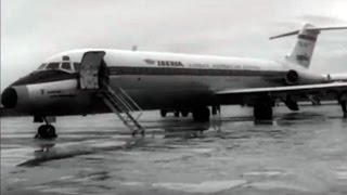 1968 Iberia nuevo enlace MadridMurcia McDonnell Douglas DC932 ECBIT Ciudad de San Sebastián [upl. by Schiff]