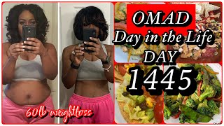 OMAD What I Eat in a Day FAST with me 60 LBS weight loss [upl. by Yesiad]