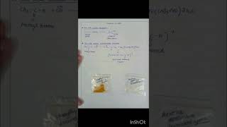 Sequential Chemical Analysis  Test of Acetone  24 dinitrophenylhydrazone amp Semicarbazone [upl. by Aronek]