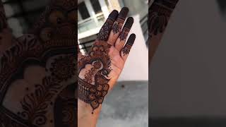 Bridal mehndi design for front side handsimple mehendi designsmehandi designsshortsytshorts [upl. by Acima]