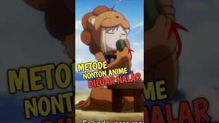 Metode nonton 2x speed anime animeshorts animeedit [upl. by Marler]