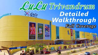 LULU Mall Trivandrum  Thiruvananthapuram  Detailed walkthrough  MORNING Breeze 1080p FULL HD [upl. by Heise674]