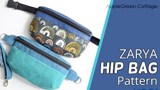 Sew the ZARYA Hip Bag [upl. by Emiaj580]