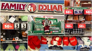 NEW amp AFFORDABLE HOLIDAY DECOR AT FAMILY DOLLAR 💵 BUY 1 GET 1 50 OFF‼️  INEXPENSIVE GIFT IDEAS 🎁 [upl. by Euginomod]