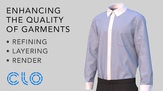 Enhancing the Quality of Garments for Rendering [upl. by Gnap]