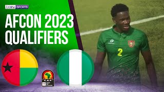 GuineaBissau vs Nigeria  AFCON 2023 QUALIFIERS HIGHLIGHTS  03272023  beIN SPORTS USA [upl. by Giulia]