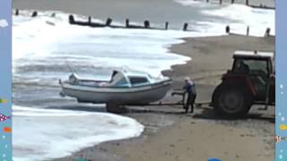 Beach launching in Withernsea [upl. by Elleb]