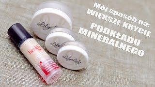 APLIKACJA MINERAŁÓW  Mój sposób na większe krycie podkładu mineralnego [upl. by Duong871]