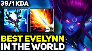 RANK 1 BEST EVELYNN IN SEASON 14  AMAZING GAMEPLAY  League of Legends [upl. by Shanley195]