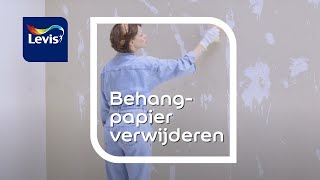 Behangpapier verwijderen  Levis letscolour [upl. by Burgener]