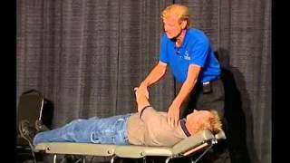 Dr Allan Oolo Austin teaches Trigenics shoulder assessment and treatment at SWIS conference [upl. by Labannah]