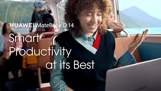 HUAWEI MateBook D14 2023  Smart Productivity at its Best [upl. by Blaine733]