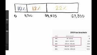 MATH Income Tax Brackets PRACTICE IT [upl. by Schechinger]