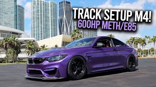 BMW Technicians 600HP Purple BMW M4 in Miami [upl. by Hermon]