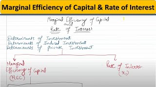 DETERMINANTS OF INVESTMENT  MEC amp ROI [upl. by Enyrat]