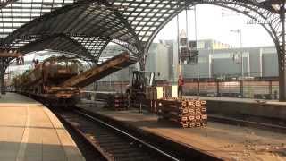 Gleisbau Doku in Köln auf der Hohenzollernbrücke und im HBF [upl. by Lacsap667]