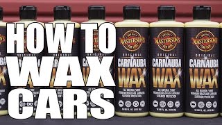 How To Wax Your Car  Mastersons Original Carnauba Wax [upl. by Eanad]