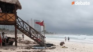 ¡Prepárate Potencial ciclón tropical Uno llegará a México y así afectará el clima en Cancún [upl. by Derej89]