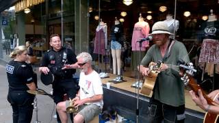 PHAT BOLLARD  We want your money  Sidmouth Folk week 2013 [upl. by Ocsic]