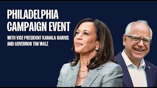 Philadelphia Rally with Vice President Kamala Harris and Governor Tim Walz  Harris 2024 [upl. by Tniassuot315]