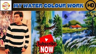 MY WATER COLOUR PRACTICAL WORK 2023  LEARN WITH KUNTAL GUPTA  brushdrop brushdrop [upl. by Narcho]