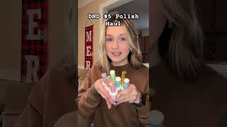 DND 5 Nail Polish Haul Pt2 beauty nails nailtech [upl. by Nallek454]