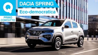 Dacia Spring come va davvero lelettrica low cost [upl. by Heyde727]