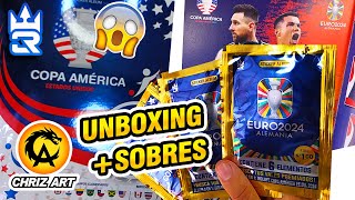 Llegó el Álbum 3 Reyes Copa América y Eurocopa 2024  Unboxing Completo  CHRIZ ART [upl. by Nylhtac]