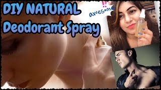 DIY Natural Homemade Deodorant Spray Alcohol free to Lighten Dark Under Arms amp No body Odour [upl. by Hermes]