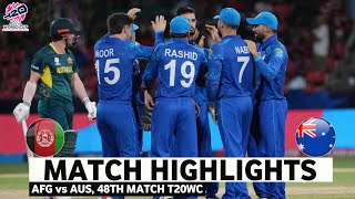 Afghanistan vs Australia T20 World Cup Match Highlights  T20 World Cup 2024  AFG vs AUS Highlights [upl. by Wrand359]